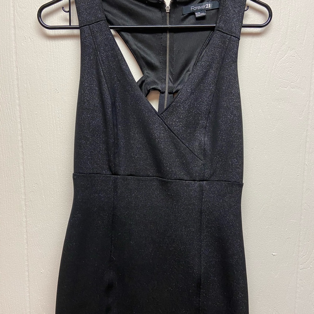 Semi sparkly little black dress